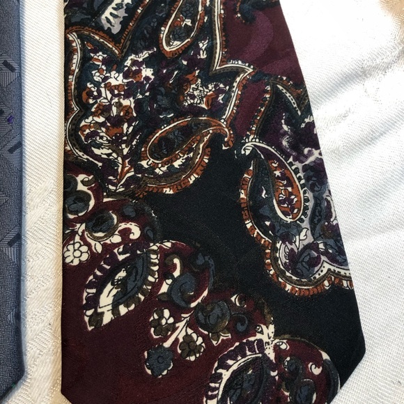 Mens Vintage Neckties 3 Ties Protocol Martino Datocci - Picture 2 of 11